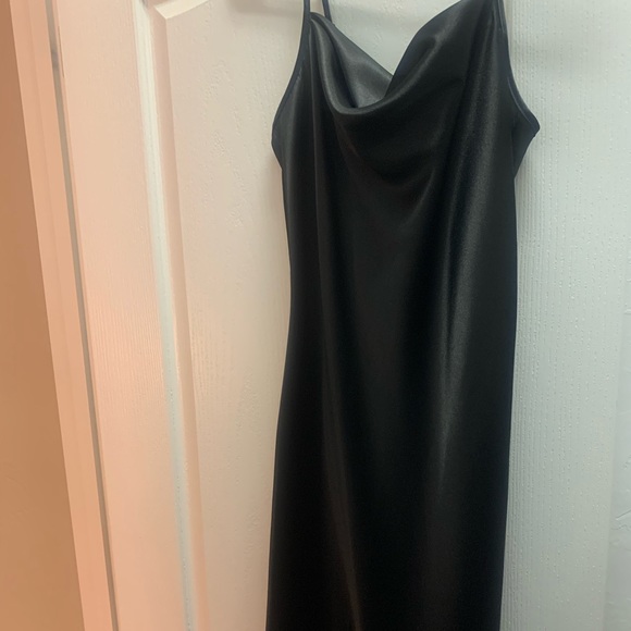 Spaghetti Strap Black Stain Dress - Picture 1 of 1